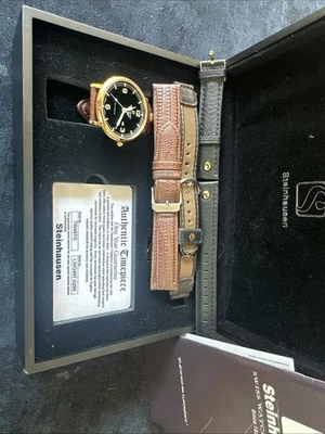 Reloj Steinhausen Hombre Movimiento Suizo LWG1210 CON CAJA USADO ENVÍO GRATUITO Foto 1 de 3
