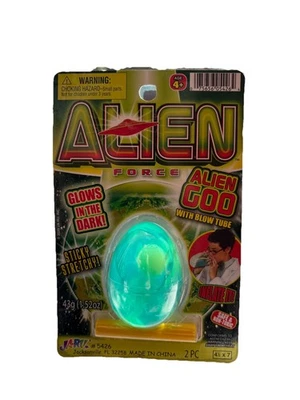 Alien Force • Alien👽GOO •SEALED • JA-RU Green •ET glows in dark #5426 NEW - Image 1 of 2