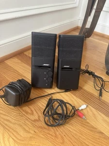 Bose Mediamate Computer Speakers Black Tested Free Shipping - Afbeelding 1 van 8