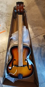 Jazz Ukulele F hole 26'' Mini Acoustic 4 Strings Ukelele - Picture 1 of 4