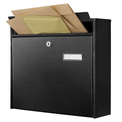 Burg Wächter verzinkter Briefkasten Anthrazit Postkasten Mailbox Wandbriefkasten - Bild 1 von 4