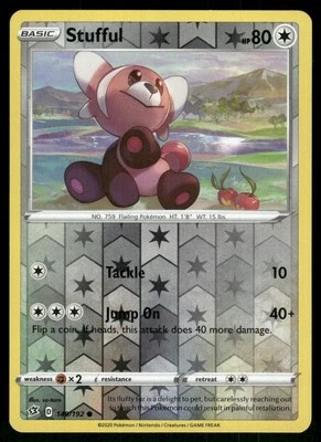 #149/192 Stufful SWSH02: Rebel Clash - Reverse Holo - Image 1 of 2