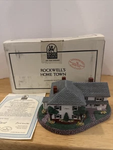 Vintage Norman ROCKWELL'S RESIDENCE Hometown Main Street Building #82281 NIB - Picture 1 of 10