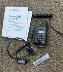 Transceptor Pocket Wizard Plus III negro P3-FCC 340,00-354,00 MHz - Imagen 1 de 11