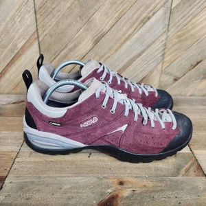 Asolo Shiver GTX Womens Outdoor Hiking Shoes Size 11 Maroon Waterproof Vibram - Picture 1 of 9