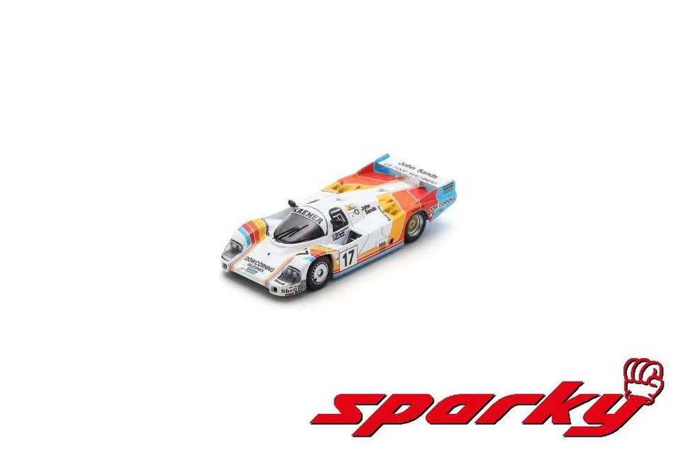 Spark Y320 1/64 Porsche 956 N.17 Le Mans 24H 1984 Modello Auto