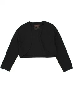 MAX MARA Womens Bolero Jacket UK 12 Medium Black Polyester BR05 - Picture 1 of 3
