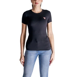 Guess Black Cotton T-Shirt - Picture 1 of 9