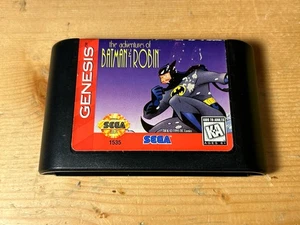 The Adventures of Batman & Robin, Authentic (Sega Genesis, 1995) Game Cartridge - Bild 1 von 9
