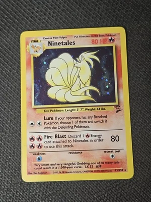 Ninetales 13/130 Pokemon Base Set 2 Holo Rare Card - NM🌀 - Image 1 of 4