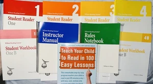 Wilson Reading System Student Readers 1-4 Set & Workbook, Instructor Manual - Picture 1 of 12