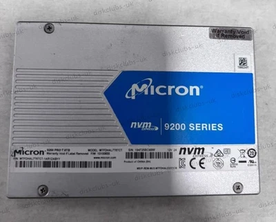 Micron 9200 PRO 7.68TB MTFDHAL7T6TCT-1AR1ZABYY U.2 2.5" SSD PCIe 3.0 NVMe - Image 1 of 3
