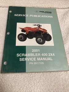 Polaris 2001 Scrambler 400 2x4 PN9917126 OEM Service Manual - Picture 1 of 4