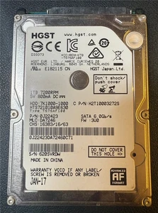 HGST, 1TB, 7K1000-1000, HTS721010A9E630, S/N: 620SVRDW, SATA HDD - Picture 1 of 1
