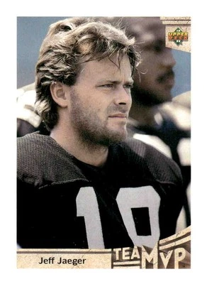 1992 Upper Deck #372 Jeff Jaeger - Image 1 of 2