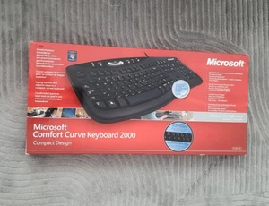 Windows Comfort Curve Keyboard 2000 | AZERTY | Compact Design | Wired - Photo 1/5