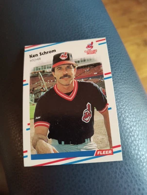 KEN SCHROM 1988 FLEER #614 FREE SHIPPING - Image 1 of 2