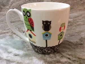 Large Coffee Mug. Owl On Bird House, Brown.16 oz. Nature's Home. Cute. New. - Picture 1 of 6
