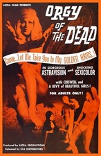 ORGY OF THE DEAD RARE 1965 ED WOOD JR CULT B MOVIE A3 POSTER  REPRINT 