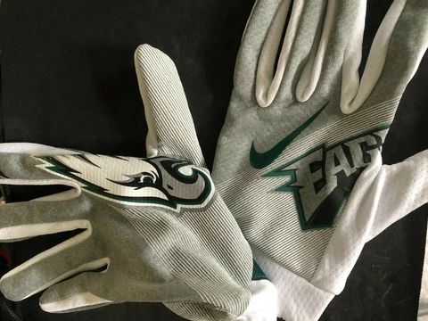 Philadelphia Eagles Nike TXT-ON Football Gloves Men's Size Style 067 Cover