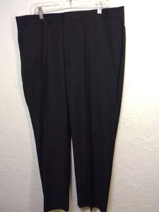Geoffrey Beene Flat Front Dress Pants Mens Black 40 x 30 NWT $80 - Picture 1 of 14