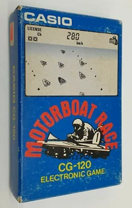 Casio Motorboat Race CG-120 Electronic Game Handheld Game & Watch - Imagen 1 de 9