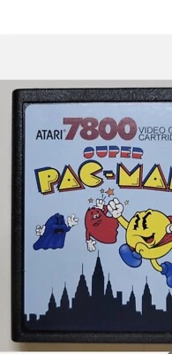 Atari 7800 Super Pac-Man HOMEBREW from ATARIAGE USED Cart discontinued !! - Image 1 of 3