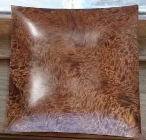 Laminated Melamine Wood Pedestal 10" Square Plate / Bowl Animal Design OF5 - Picture 1 of 4