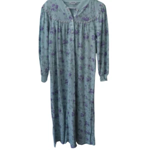 Camisón pijama suave manga larga Cuddl Duds para mujer Cottagecore floral pradera - Imagen 1 de 9