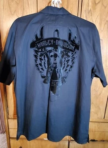 Vintage Harley Davidson Shirt 2005 Size M -Black - Picture 1 of 9