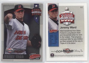 2000 Team Best Rookies Silver Foil Jeremy Ward #92