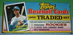 1989 Topps Traded sealed set MINT Griffey Rookie Deion Randy Johnson + Nolan bb - Picture 1 of 4