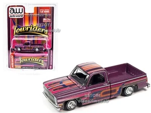 Auto World 1:64 1983 Chevrolet Silverado Pickup Lowriders Limited 4,800 Pieces –