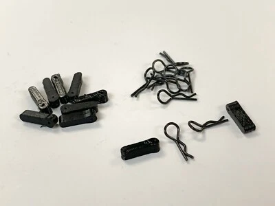 Anderle Studios Body Clips & Pull Tabs - Bent Pin 0.75mm Black - TPU Pull Tabs - Image 1 of 4