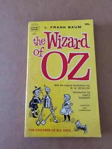 The Wizard of Oz L. Frank Baum Crest Book s395 1960 First Printing EUC - Picture 1 of 13