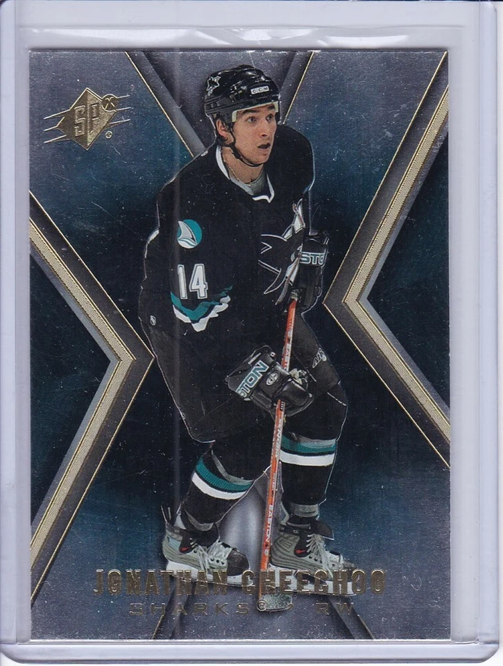Jonathan Cheechoo 2005 SPx Hockey Card 77 Grade MT - Image 1 of 2