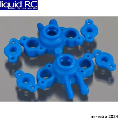 RPM R/C Products 73165 Axle Carriers Blue: 1/16 EVR/SLH - Image 1 of 2
