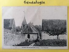 Carte Postale Ancienne BURY Hameau de St CLAUDE de DURY La CHAPELLE clocher coq
