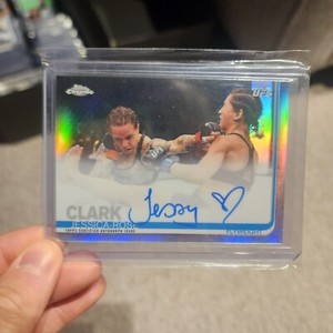 Topps UFC Chrome 2019 Jessica Rose Clark Autograph 