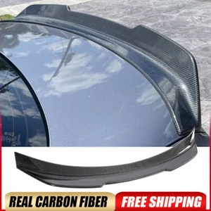 For Lexus IS IS350 IS300 2014-2020 Real Carbon Rear Trunk Lip Spoiler Boot Wing - Picture 1 of 13