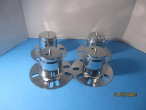 4 DERBY TOWERS FOR 5 LUG  WHEELS 3.17" OD ONLY THE BASES - Picture 1 of 1