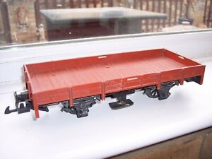LGB G SCALE MODEL RAILWAY LOW-SIDED OPEN WAGON with TRACK CLEANING ATTACHMENT