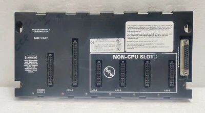GE Fanuc IC693CHS397J 5 Slot Base EMI Enhanced - Image 1 of 4