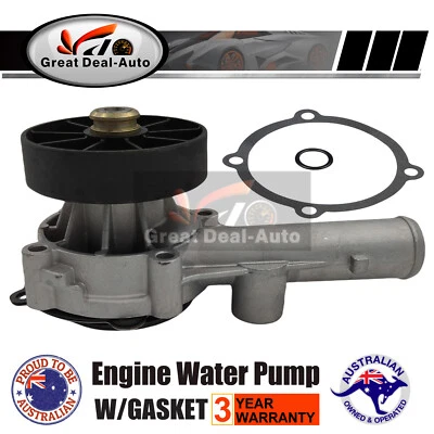 Water Pump w/ Pulley For Ford Falcon Fairmont AU EF EL XH NF 6Cyl 4.0L 1994-2003 - image 1 of 4