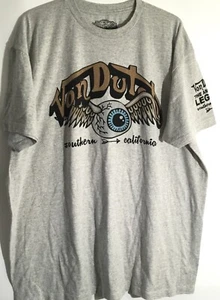 Von Dutch Vintage T-Shirt Gr. XL grau Big Eye Made in USA Run Nummer 145565 - Bild 1 von 5