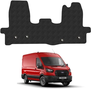 Original Robuste Gummi Fußmatte für Ford Transit 2014+ Wasserdicht & Antirutsch - Bild 1 von 10