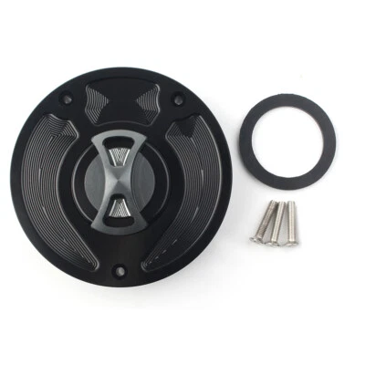 Cubierta de tapa de tanque de combustible de gasolina sin llave para Honda CBR1000RR Fireblade 2000-2019 gris Foto 1 de 4