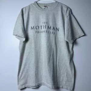 Vintage Mothman Prophecies Film Promo T-Shirt Grafikdruck Tee Large fleckig - Bild 1 von 13