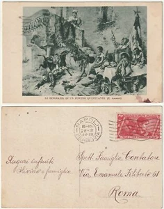 LE DISGRAZIE DI UN POVERO QUESTUANTE - E. ASCENZI - VIAGG. 1934 -57537- - Picture 1 of 1