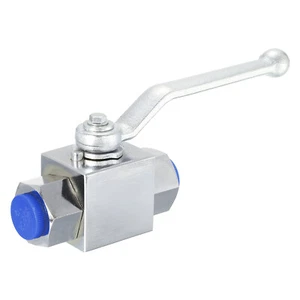 1/2" NPT Hydraulic Ball Valve 2-Way High Pressure Shut-Off Ball Valve 7250PSI - Picture 1 of 8